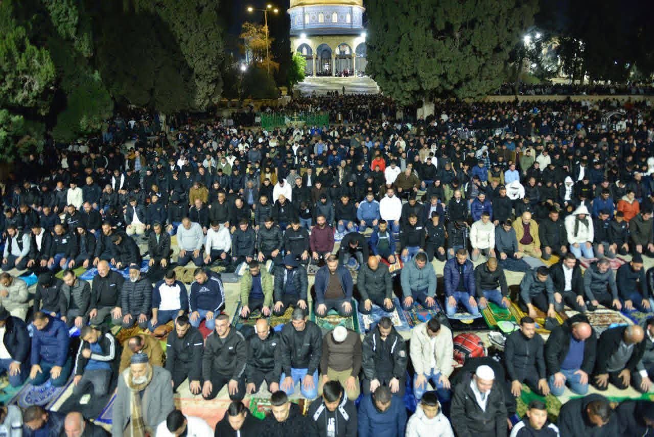 صلاة التراويح بالمسجد الأقصى