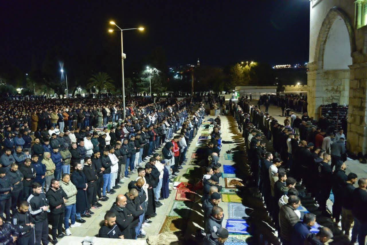 صلاة التراويح بالمسجد الأقصى