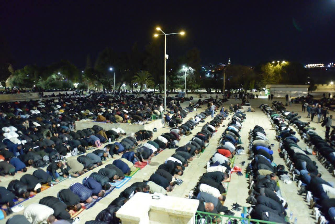 صلاة التراويح بالمسجد الأقصى