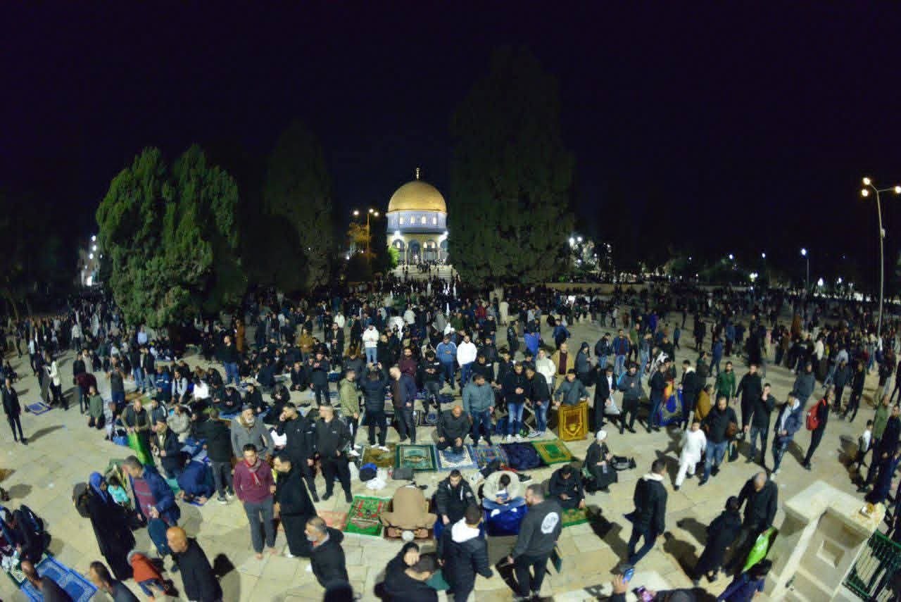 صلاة التراويح بالمسجد الأقصى