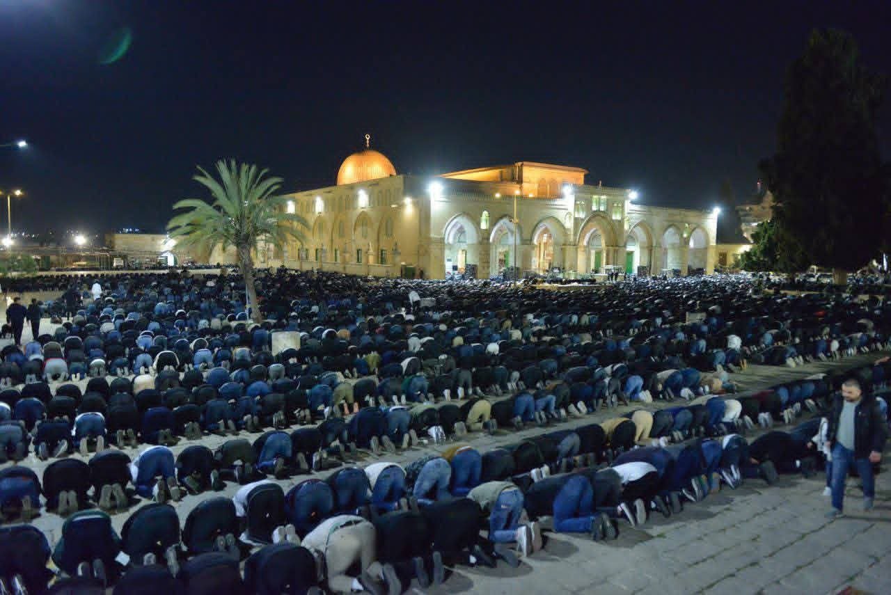 صلاة التراويح بالمسجد الأقصى