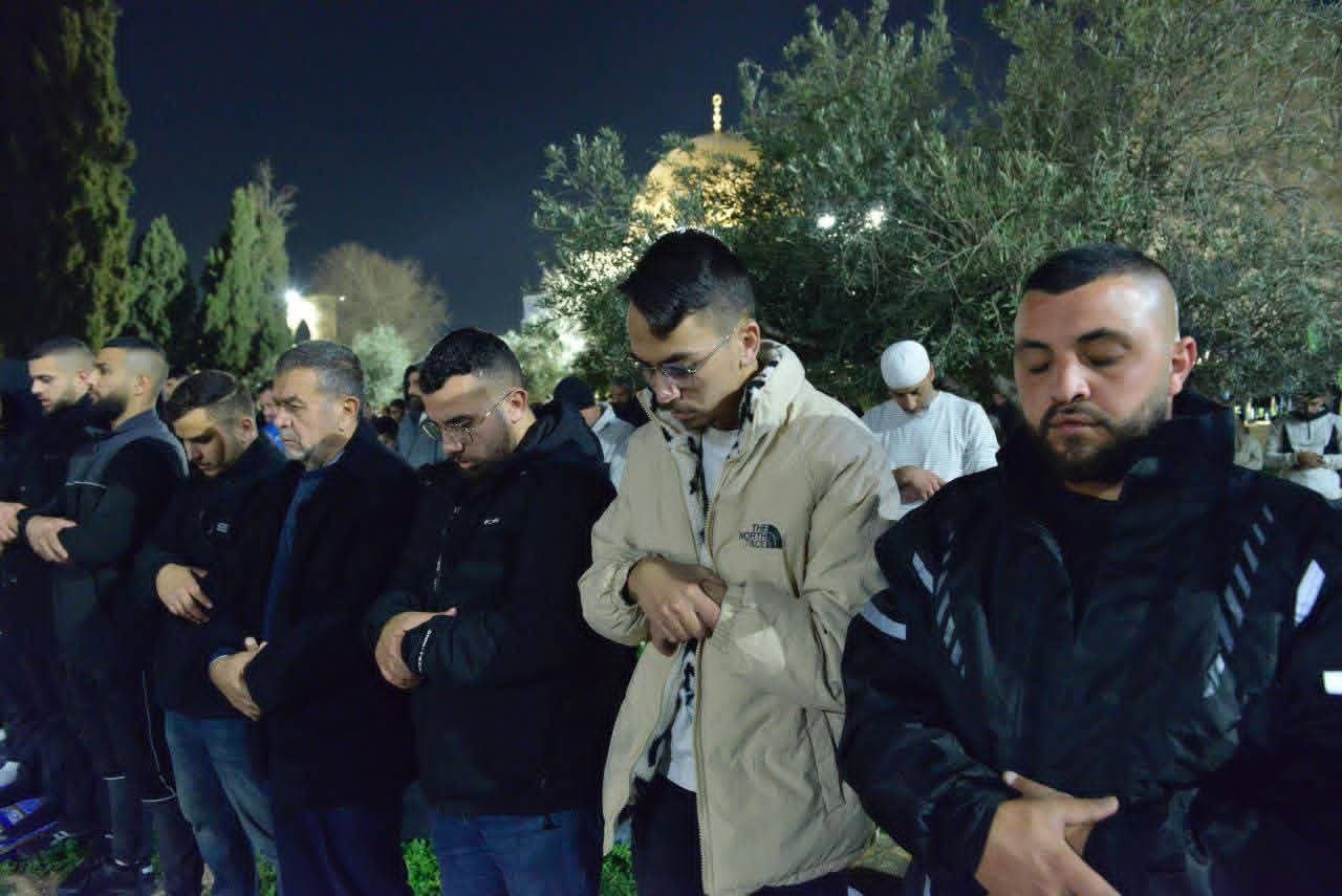 صلاة التراويح بالمسجد الأقصى