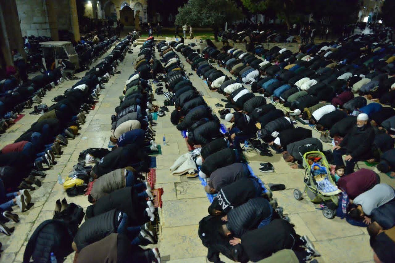 صلاة التراويح بالمسجد الأقصى