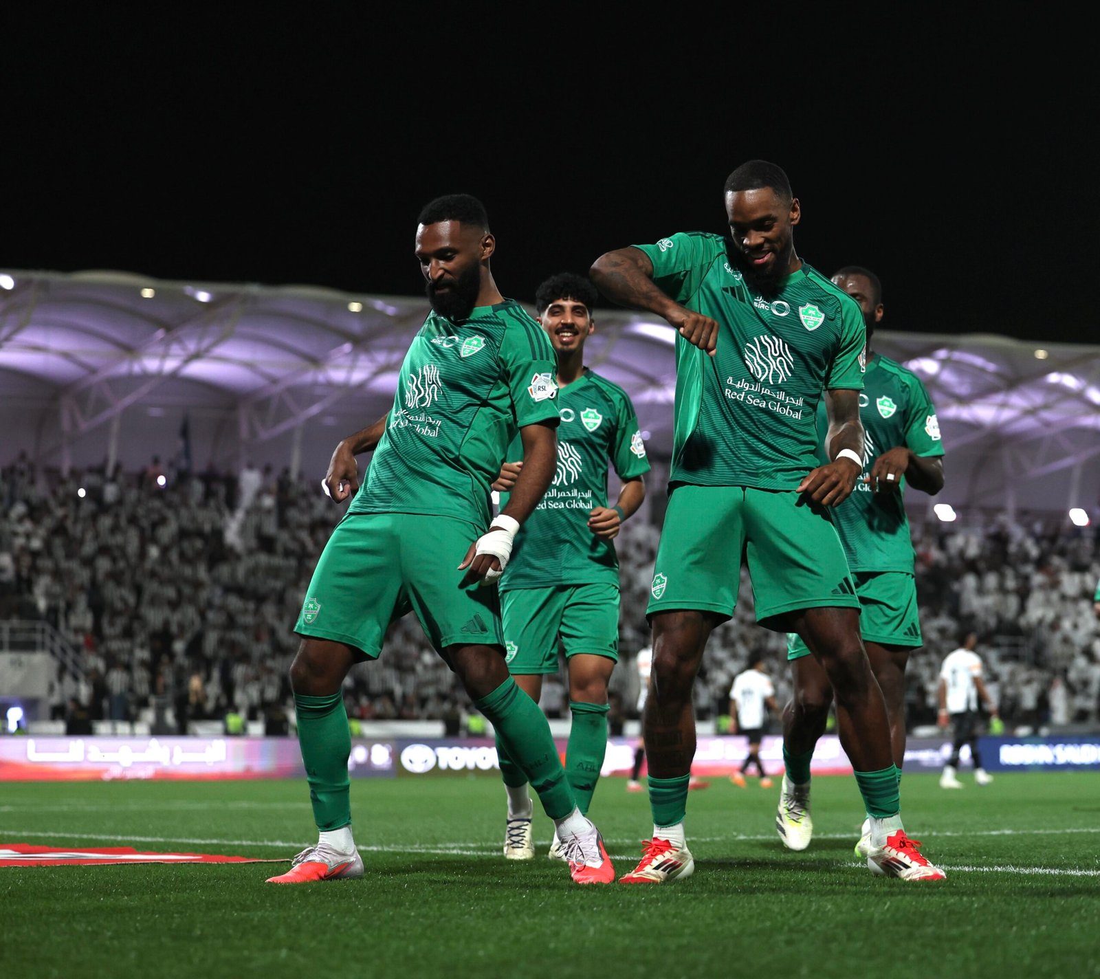 جانب من المباراة