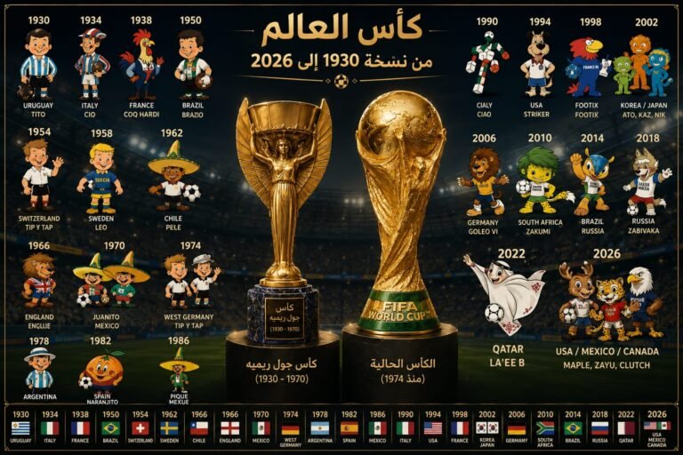 كأس العالم على مر العصور