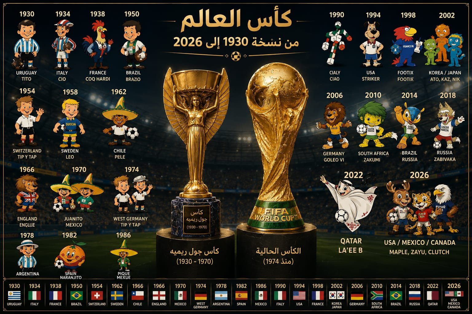 كأس العالم على مر العصور