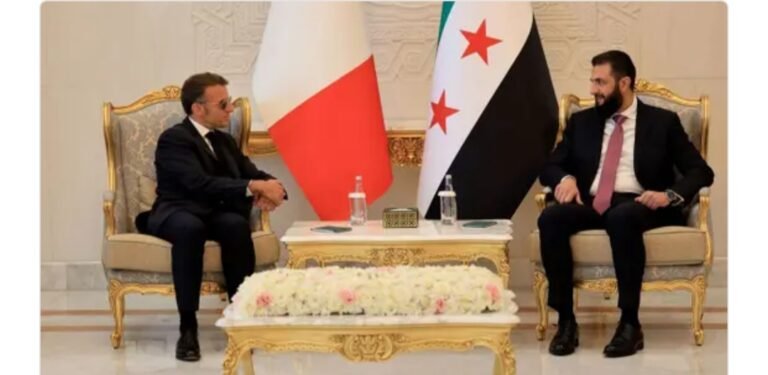 الشرع وماكرون