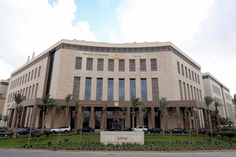 A general view of the new headquarters of the Ministry of Finance in the New Administrative Capital (NAC) east of Cairo