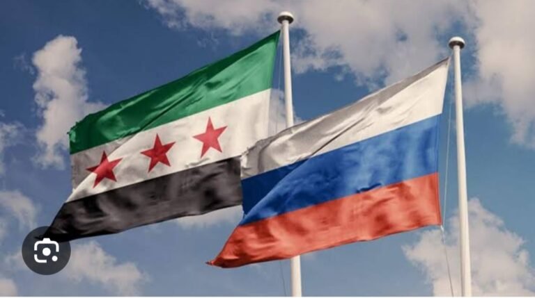 علما روسيا وسوريا