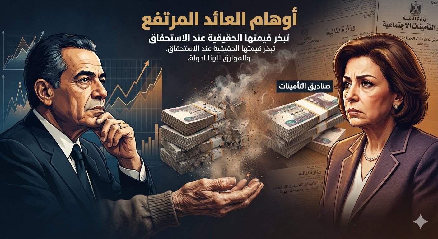 تعد أموال المعاشات هى الملاذ الآمن والدرع الواقي للمواطن بعد رحلة عمل شاقة، لكن الواقع العملي عبر العقود الماضية كشف عن فجوة عميقة تعرف "بأوهام العائد المرتفع"