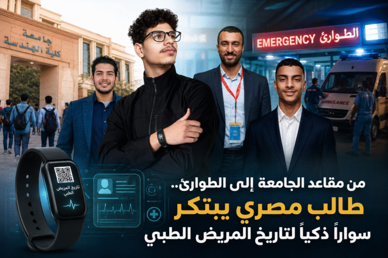 طالب مصري يبتكر سوارًا ذكيًا